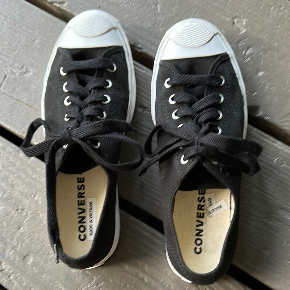 Converse Black and White Canvas Shoes